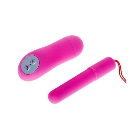 Vibrating Bullet Magic x20 Purple compact remote-controlled device with 20 vibration patterns for customizable pleasure. USA made.