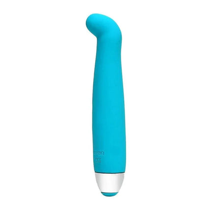 Vibrating Bullet Nose Job Liverpool Blue USB-rechargeable vibrator with 10 modes, silicone finish, designed for discreet pleasure.