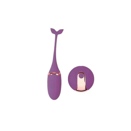 Vibrating Bullet Remote Control Beckoning Beats USB Silicone 5,9 in purple with wireless remote