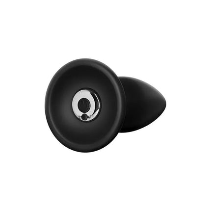 Vibrating Butt Plug Black with sleek design and USB-rechargeable motor for powerful, customizable anal stimulation and waterproof use.
