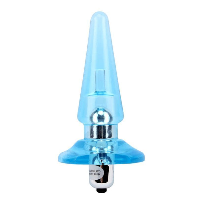 Vibrating Butt Plug Nicoles 12.5 x 3.2 cm Azul for enhanced anal stimulation and pleasure, featuring smooth insertion and vibration options.