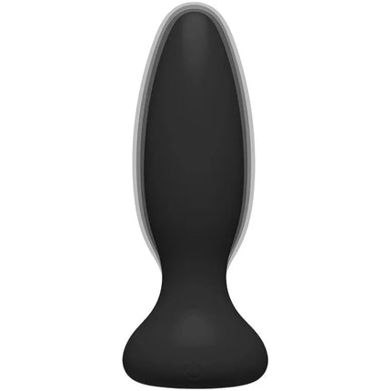Vibrating Butt Plug Vibe Adventurous Black, discreet anal toy with 10 vibration functions for powerful sensations.