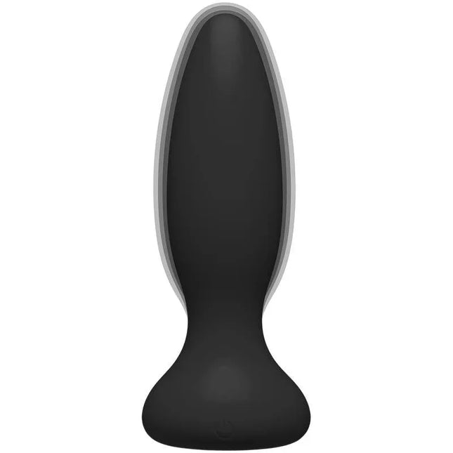 Vibrating Butt Plug Vibe Adventurous Black, discreet anal toy with 10 vibration functions for powerful sensations.