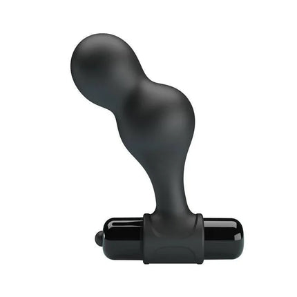 Vibrating Butt Plug crafted from smooth silicone with a durable ABS core, designed for customizable stimulation and comfort.