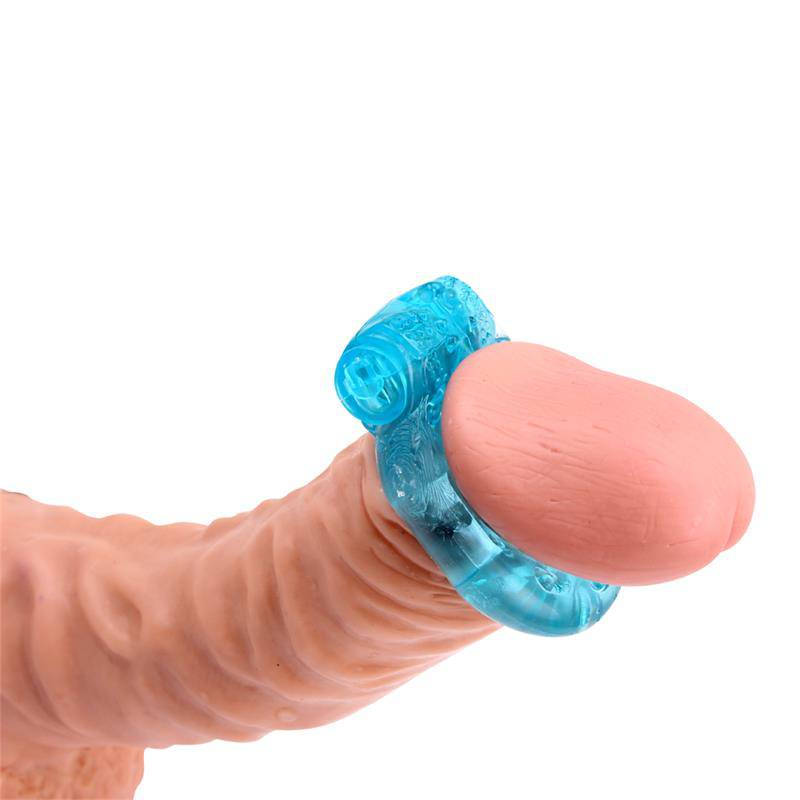 Vibrating Cock Ring 1.8 cm Blue - secretsextoys.store