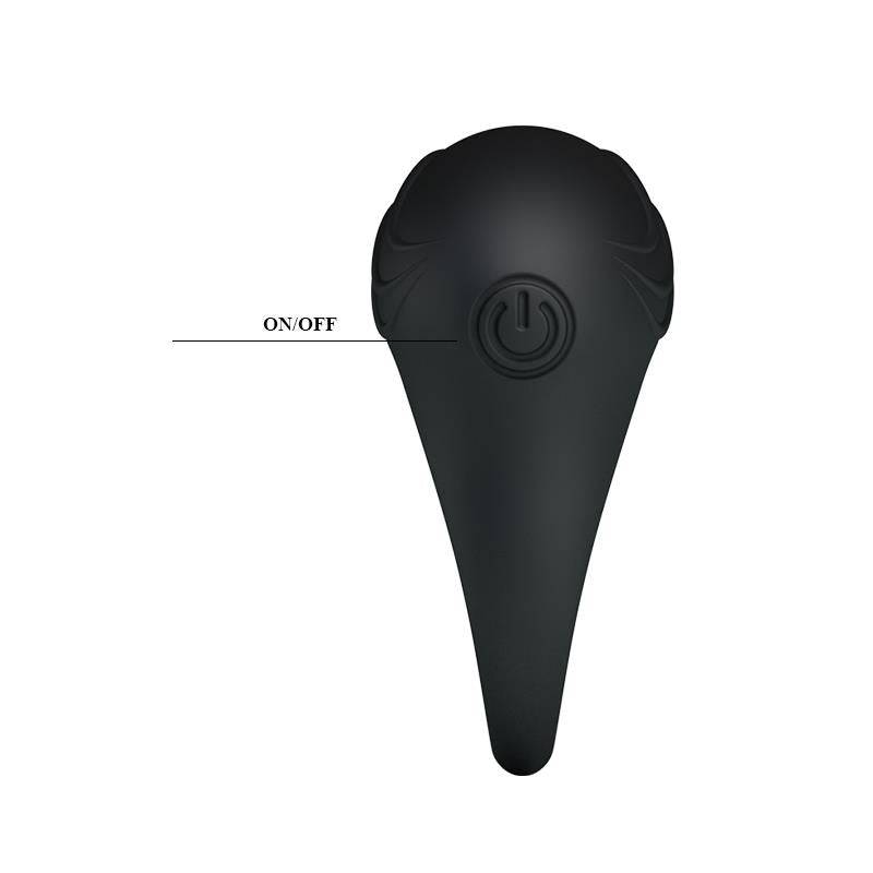 Vibrating Cock Ring Bertram Black - secretsextoys.store