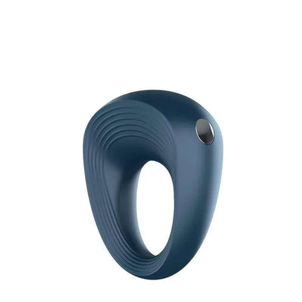 Vibrating Cock Ring Dark Blue with 10 vibration functions for enhanced pleasure and longer-lasting erections.