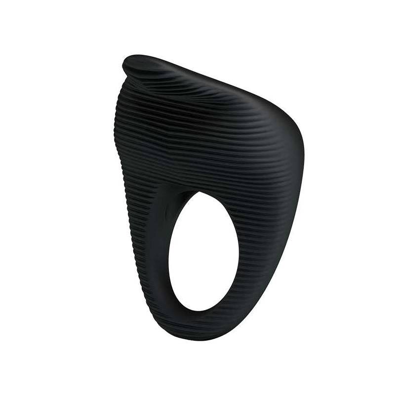Vibrating Cock Ring Thimble Black - secretsextoys.store