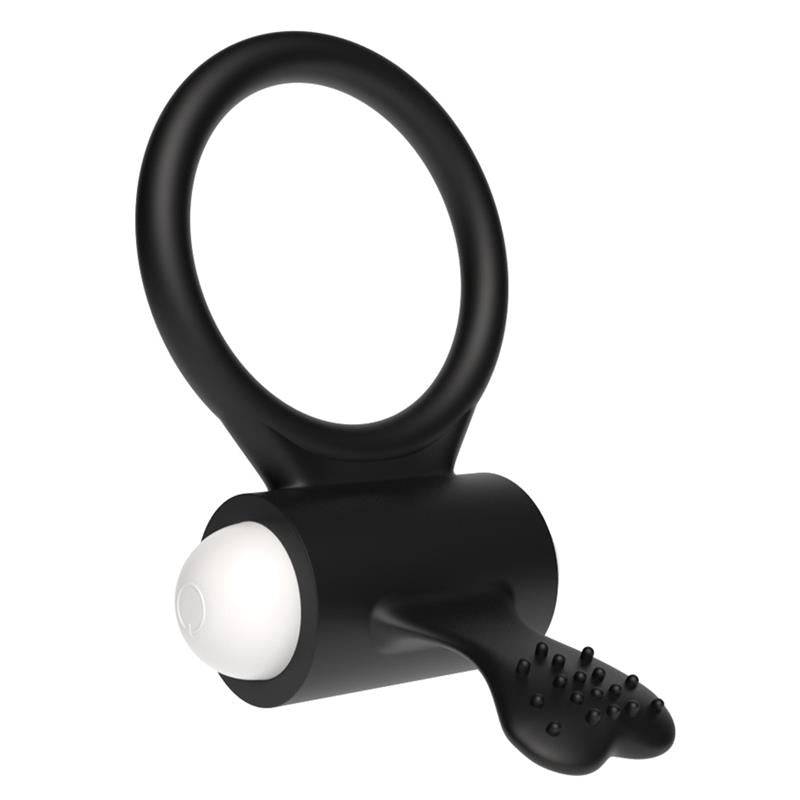 Vibrating Cockring Power Clit Black - secretsextoys.store