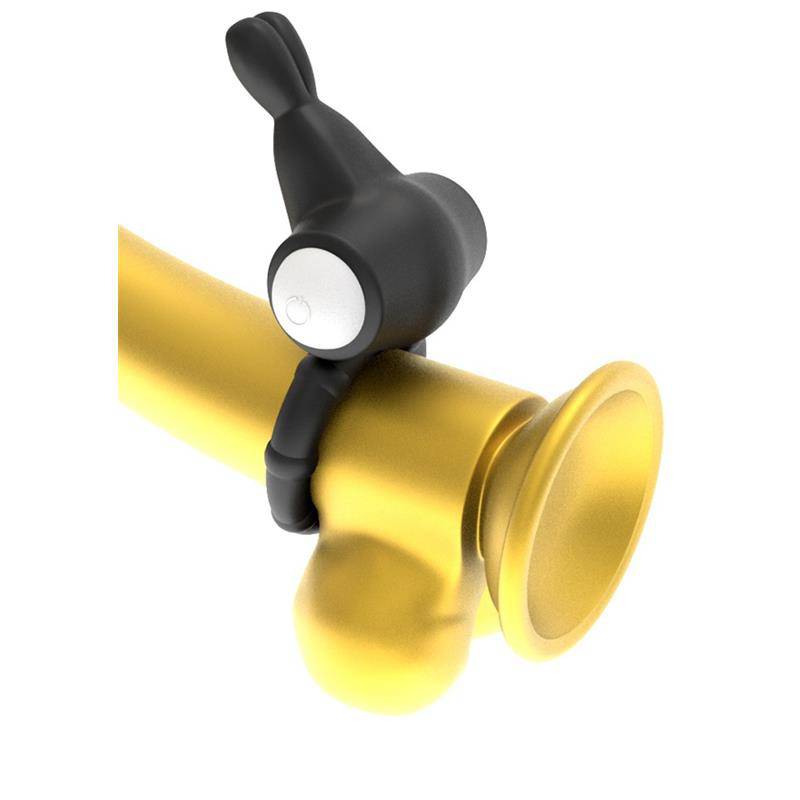 Vibrating Cockring Power Clit Black - secretsextoys.store