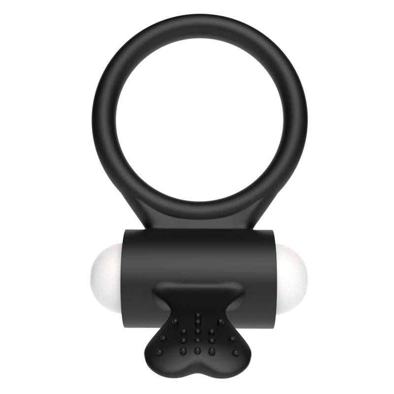 Vibrating Cockring Power Clit Black - secretsextoys.store