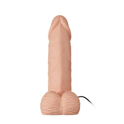 Realistic vibrating dildo for Vibrating Dildo Harness with Ultra Strap, featuring lifelike texture and vibration controls.