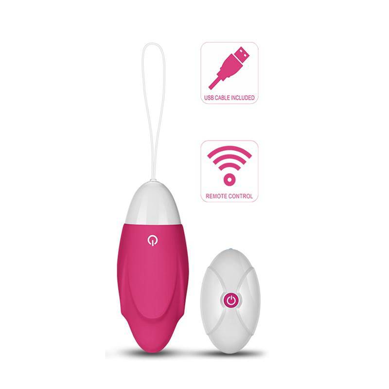 Vibrating Egg IJoy Remote Control USB Pink - secretsextoys.store