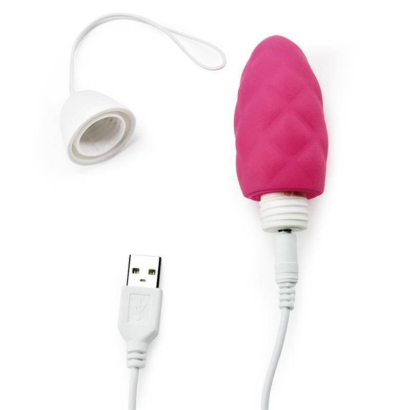 Vibrating Egg IJoy Remote Control USB Pink - secretsextoys.store