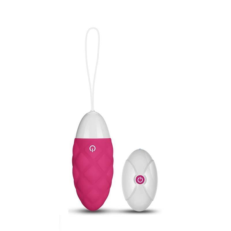 Vibrating Egg IJoy Remote Control USB Pink - secretsextoys.store