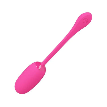 Vibrating Egg Julius USB Silicone Pink in a compact design with 12 vibration modes and USB rechargeability for versatile pleasure.