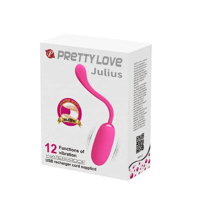 Vibrating Egg Julius USB Silicone Pink - secretsextoys.store