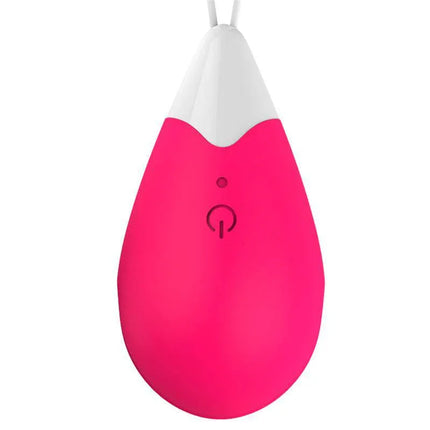 Vibrating Egg Remote Control USB Silicone Pink by Drops, ergonomic and powerful sex toy with 10 vibration functions.