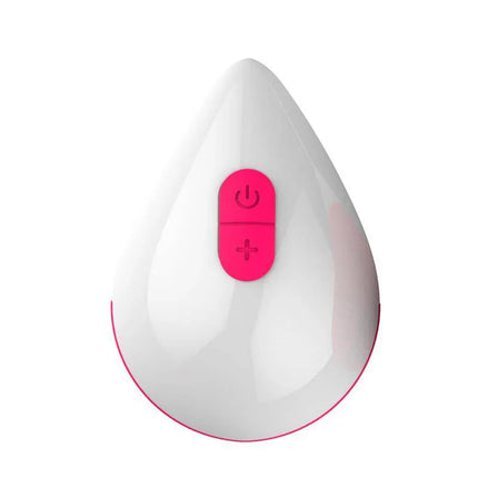 Vibrating Egg Remote Control USB Silicone Pink with ergonomic design and pink accents, featuring multiple vibration settings.