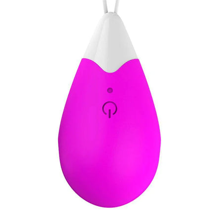 Vibrating Egg Remote Control USB Silicone Purple by Drops