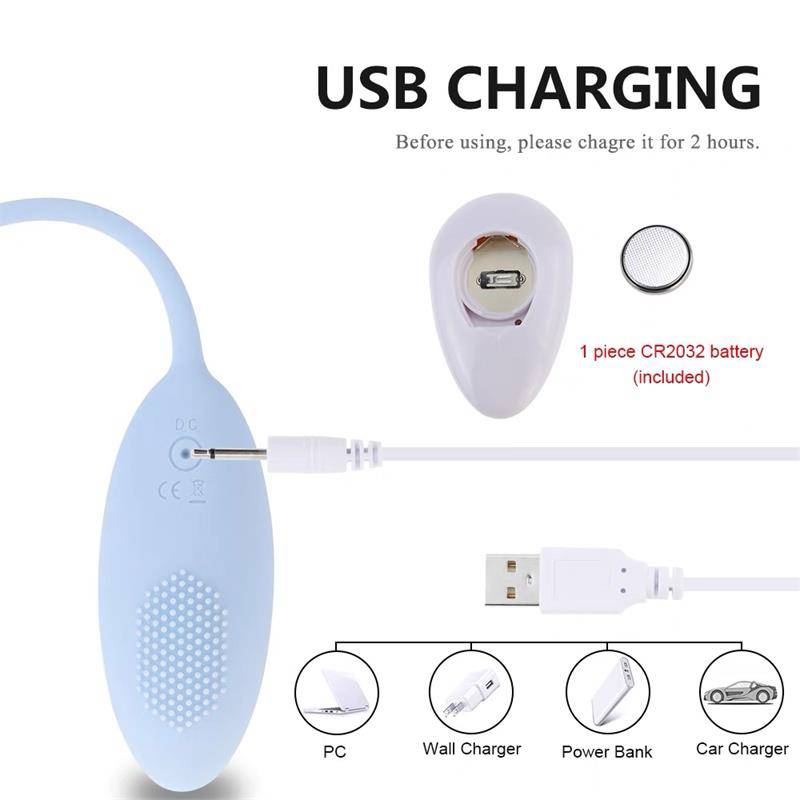 Vibrating Egg with Remote Control Blue - secretsextoys.store