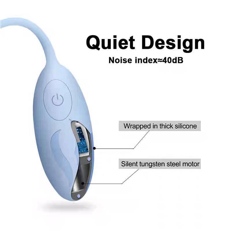 Vibrating Egg with Remote Control Blue - secretsextoys.store