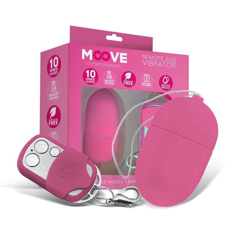 Vibrating Egg with Remote Control Medium Size Pink - secretsextoys.store