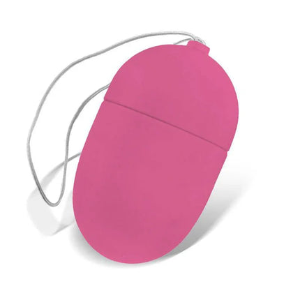 Vibrating Egg with Remote Control Medium Size Pink pleasure toy with sleek design.