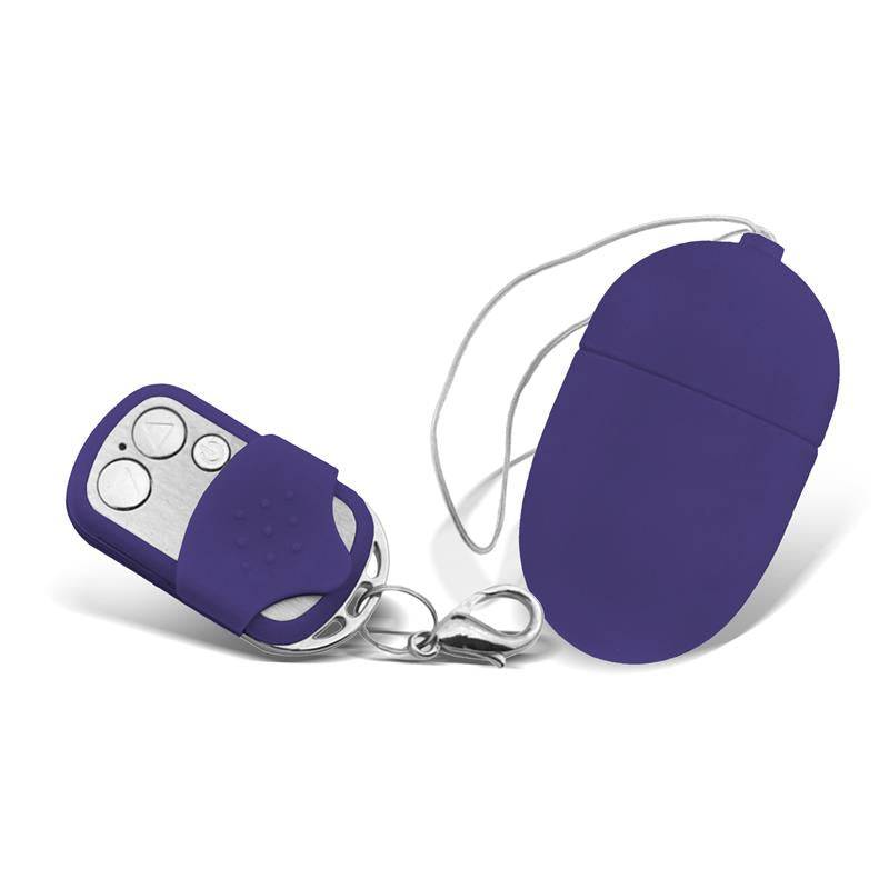 Vibrating Egg with Remote Control Medium Size Purple - secretsextoys.store