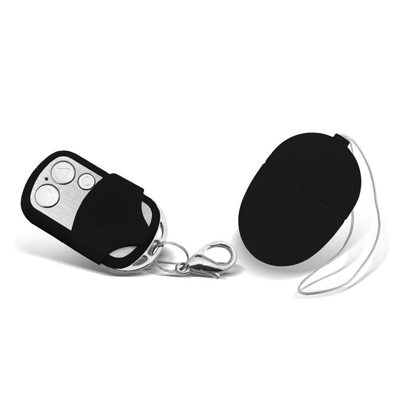 Vibrating Egg with Remote Control Mini Black - secretsextoys.store
