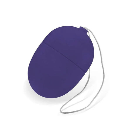 Vibrating Egg with Remote Control Mini Purple, a discreet wireless vibe by Moove, featuring 10 functions and silky-soft design.
