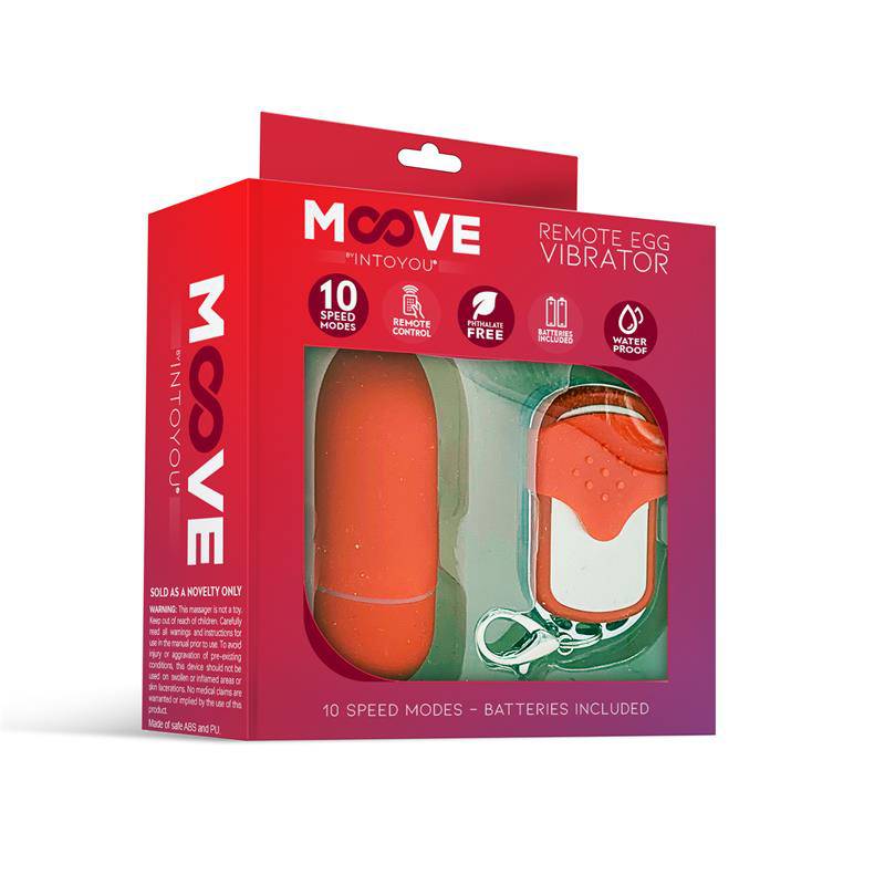 Vibrating Egg with Remote Control Red - secretsextoys.store