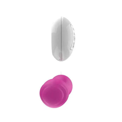 Vibrating Egg with Remote Control USB Pink in soft silicone and wireless remote