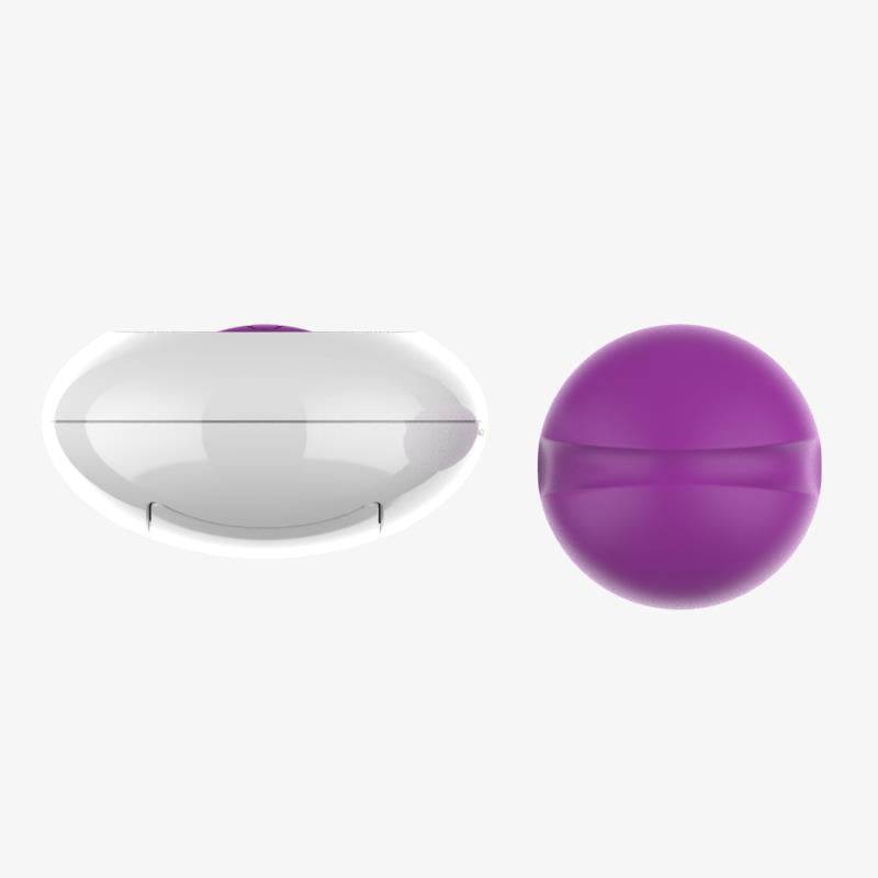 Vibrating Egg with Remote Control USB Purple - secretsextoys.store