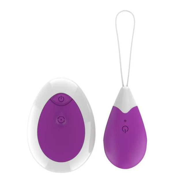 Vibrating Egg with Remote Control USB Purple by A-GUSTO