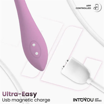 Ultra-Easy USB magnetic charge cable for Vibrating Egg with Rotating Beads and APP USB by INTOYOU App Series.