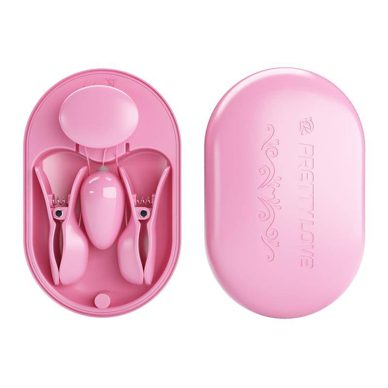 Vibrating Egg with Shock Nipple Clamps Kit - secretsextoys.store