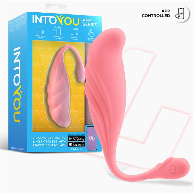 Vibrating Egg with Waving and APP USB - secretsextoys.store