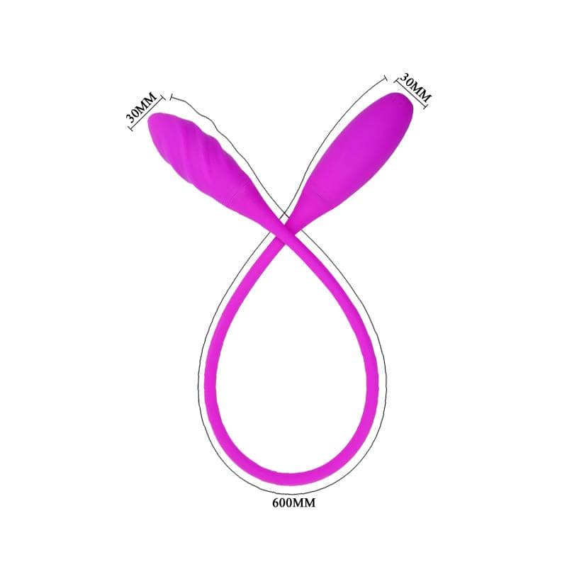 Vibrating Eggs Snaky Purple - secretsextoys.store