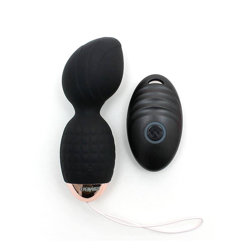 Vibrating Kegel Balls with Remote Control Athens Black - secretsextoys.store