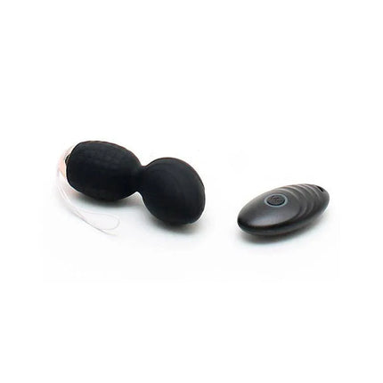 Vibrating Kegel Balls with Remote Control Athens Black for pelvic floor training and intimate health enhancement.