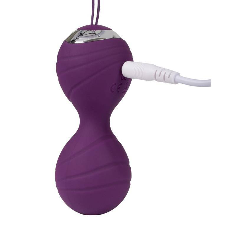 Vibrating Kegel Balls with Remote Control Cannes Purple - secretsextoys.store