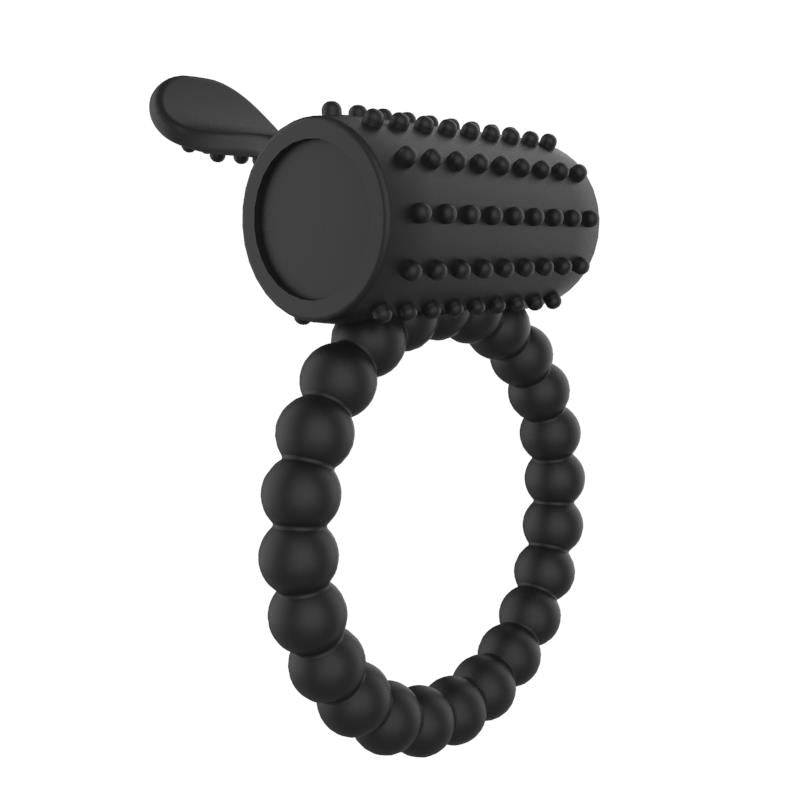 Vibrating Penis Ring Black - secretsextoys.store
