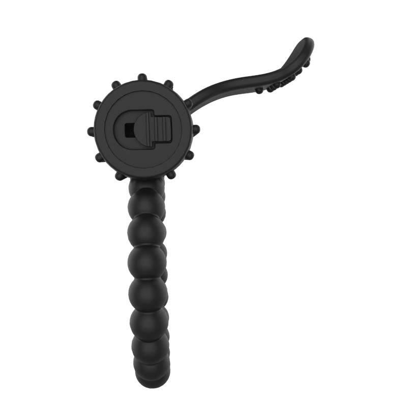 Vibrating Penis Ring Black - secretsextoys.store