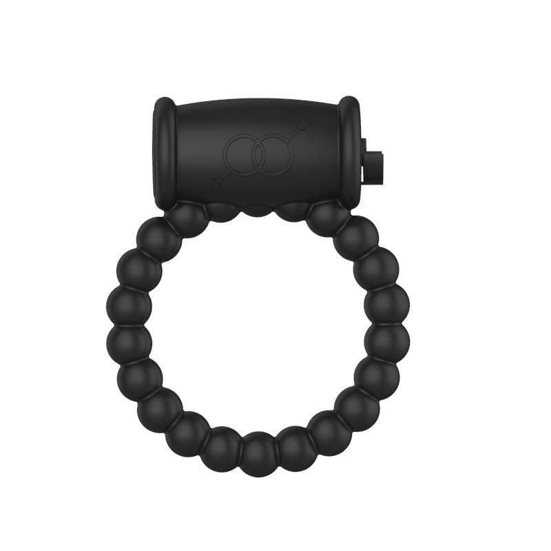 Vibrating Penis Ring Black - secretsextoys.store