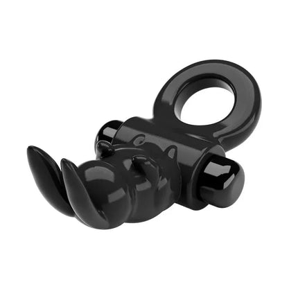 Vibrating Penis Ring Exciting Ring with bunny-shaped clitoral stimulator and 10 vibration levels for shared pleasure.