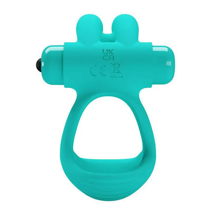 Vibrating Penis Ring Passionate Dante Green with dual-ring design for enhanced pleasure and discreet use.