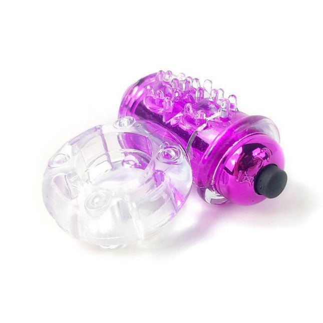 Vibrating Penis Ring Pink by A-GUSTO for enhanced erections and focused stimulation