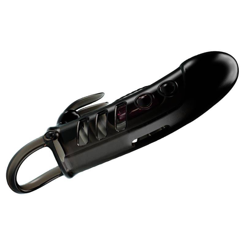Vibrating Penis Sleeve Black - secretsextoys.store