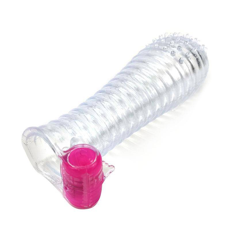 Vibrating Penis Sleeve Clear - secretsextoys.store